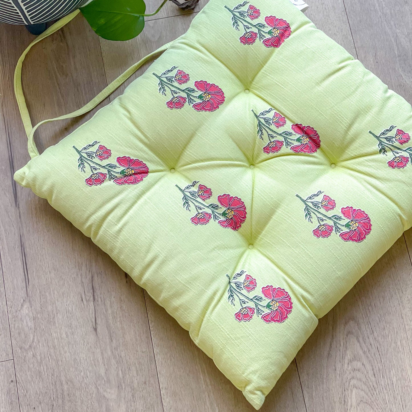 floral seat pads