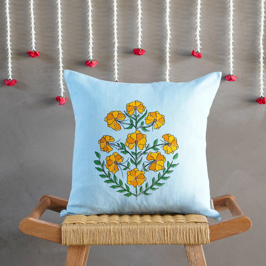 Zareen Floral Cushion Cover - Tikauo