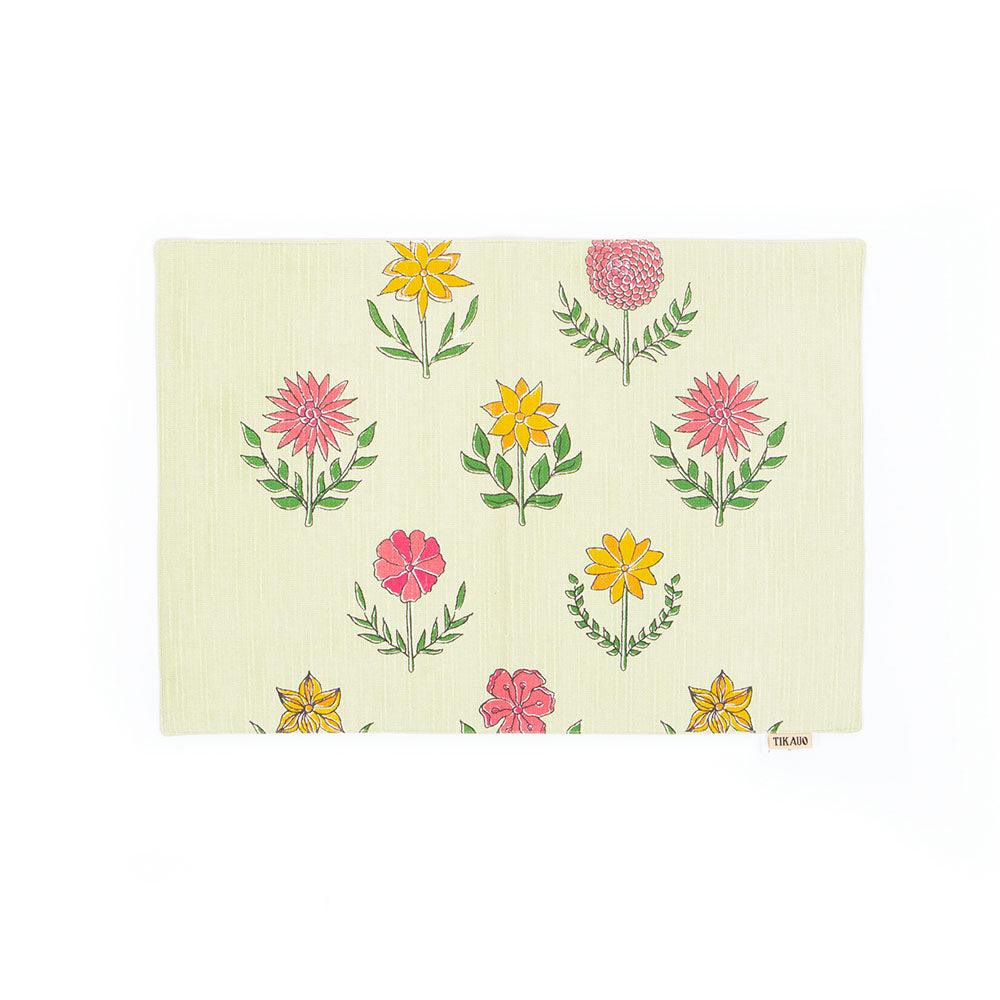 Gulzar Floral Placemats - Set of 2 - Tikauo