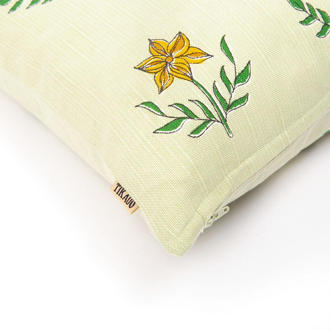 Gulzar Floral Cushion Cover - Tikauo