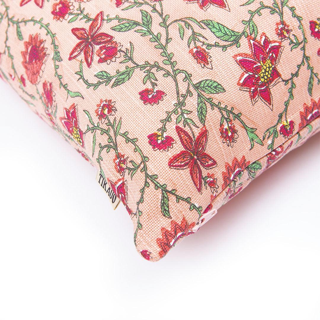 Bahar Floral Cushion Cover - Tikauo