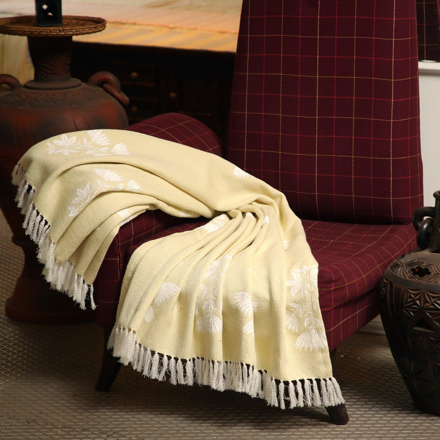 floral throws for sofas