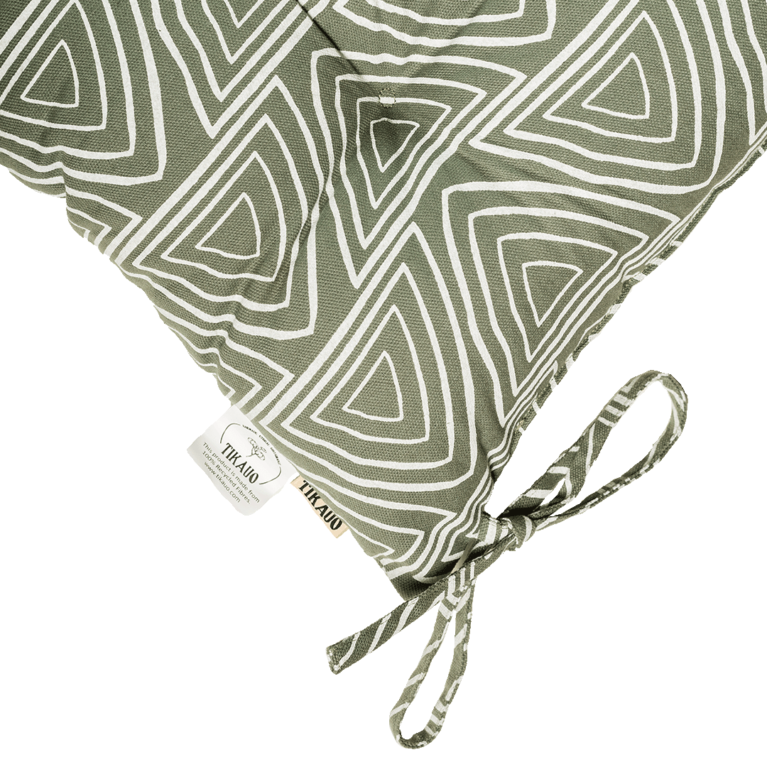 Geometric Print Seat Pads - Tikauo