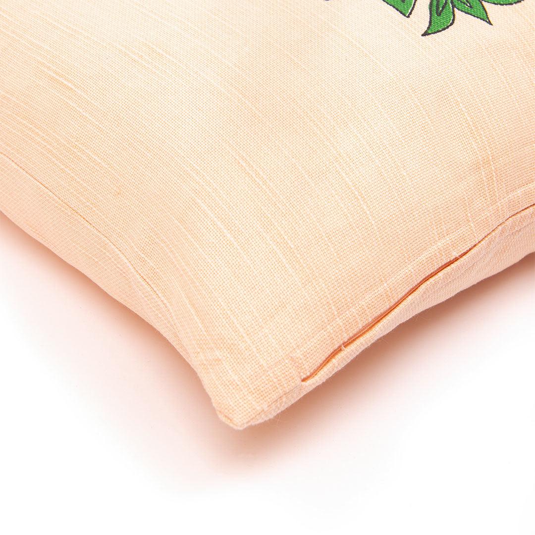 Juhi Floral Pink Cushion Cover - Tikauo