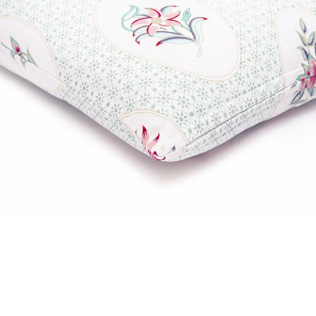 Champa Floral Cushion Cover - Tikauo