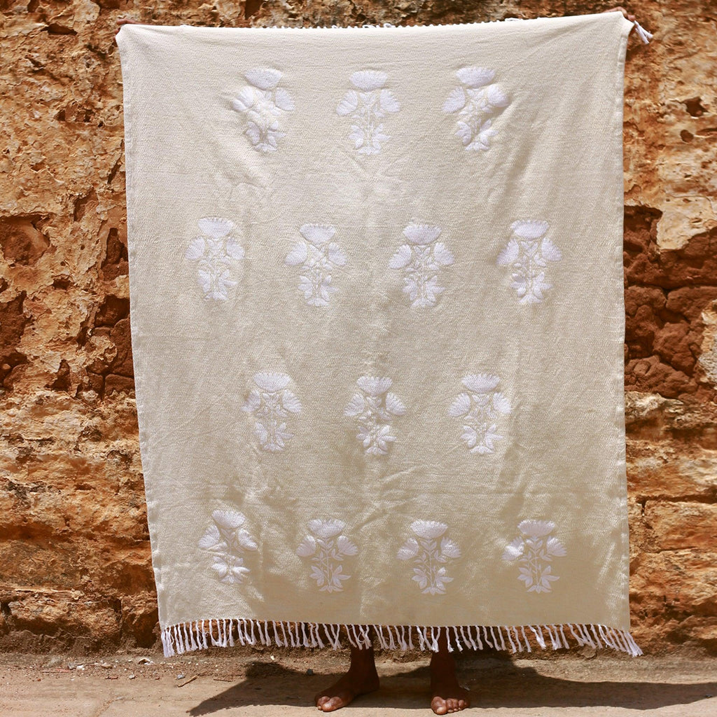Floral Throw Blanket - Tikauo