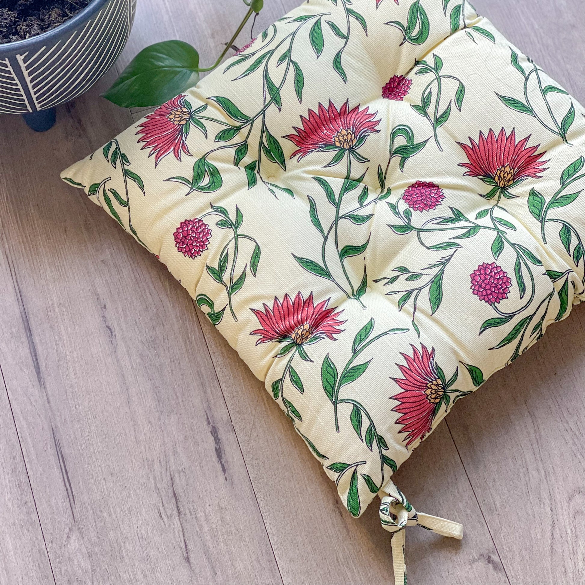 Firdos Floral Seat Pads - Tikauo