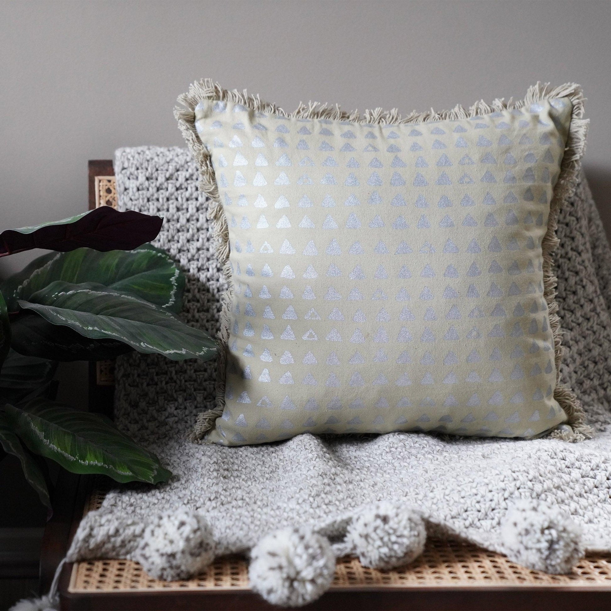 Mirage Triangle Cushion Cover - Tikauo
