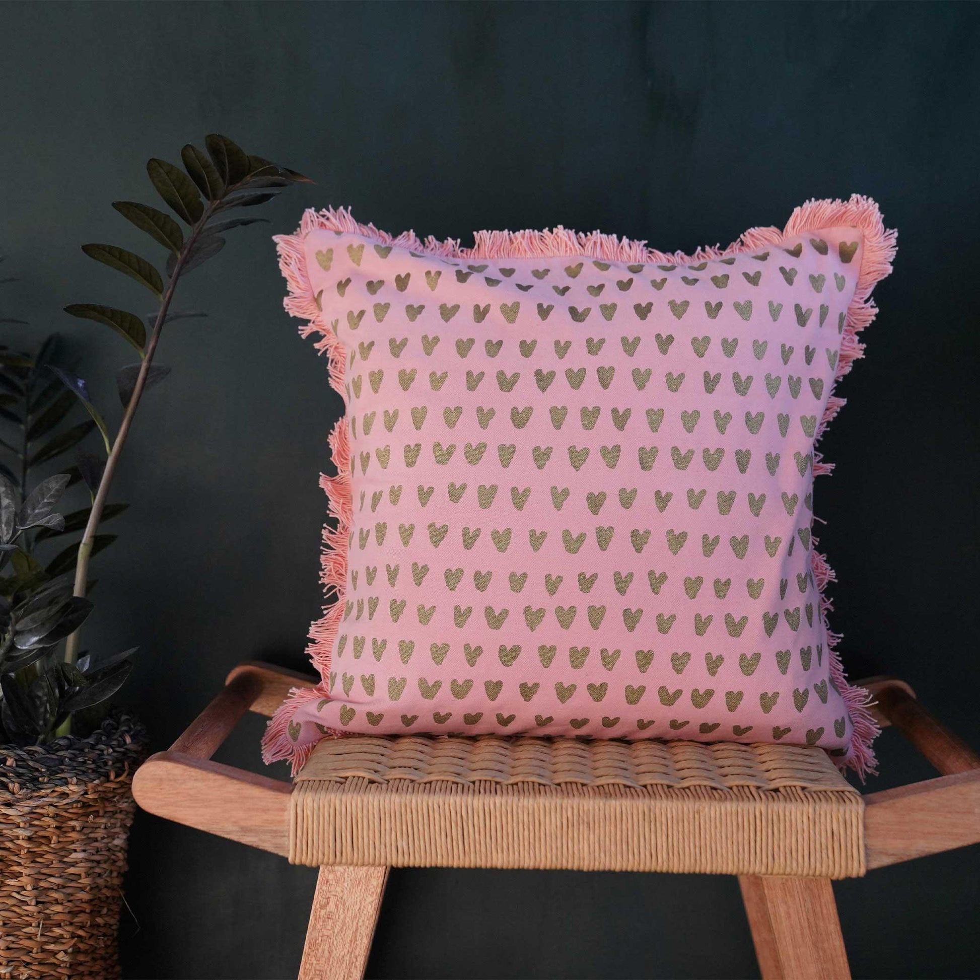 Mirage Heart Cushion Cover - Tikauo