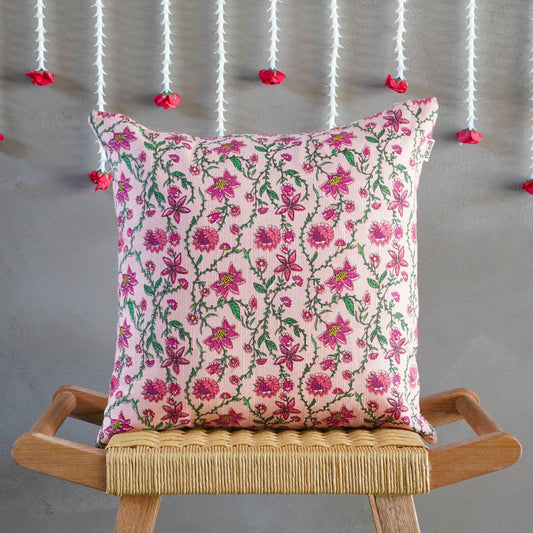 Bahar Floral Cushion Cover - Tikauo