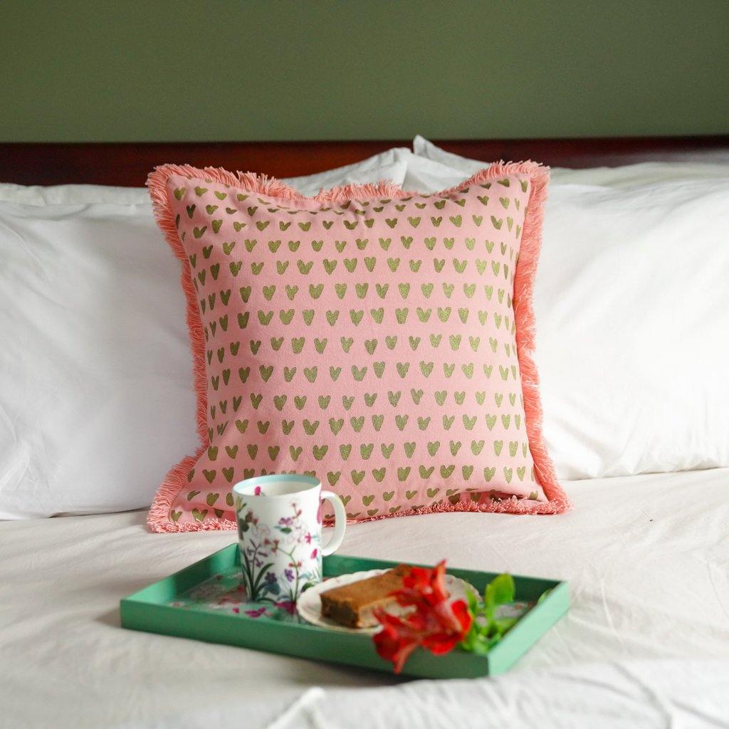 Mirage Heart Cushion Cover - Tikauo