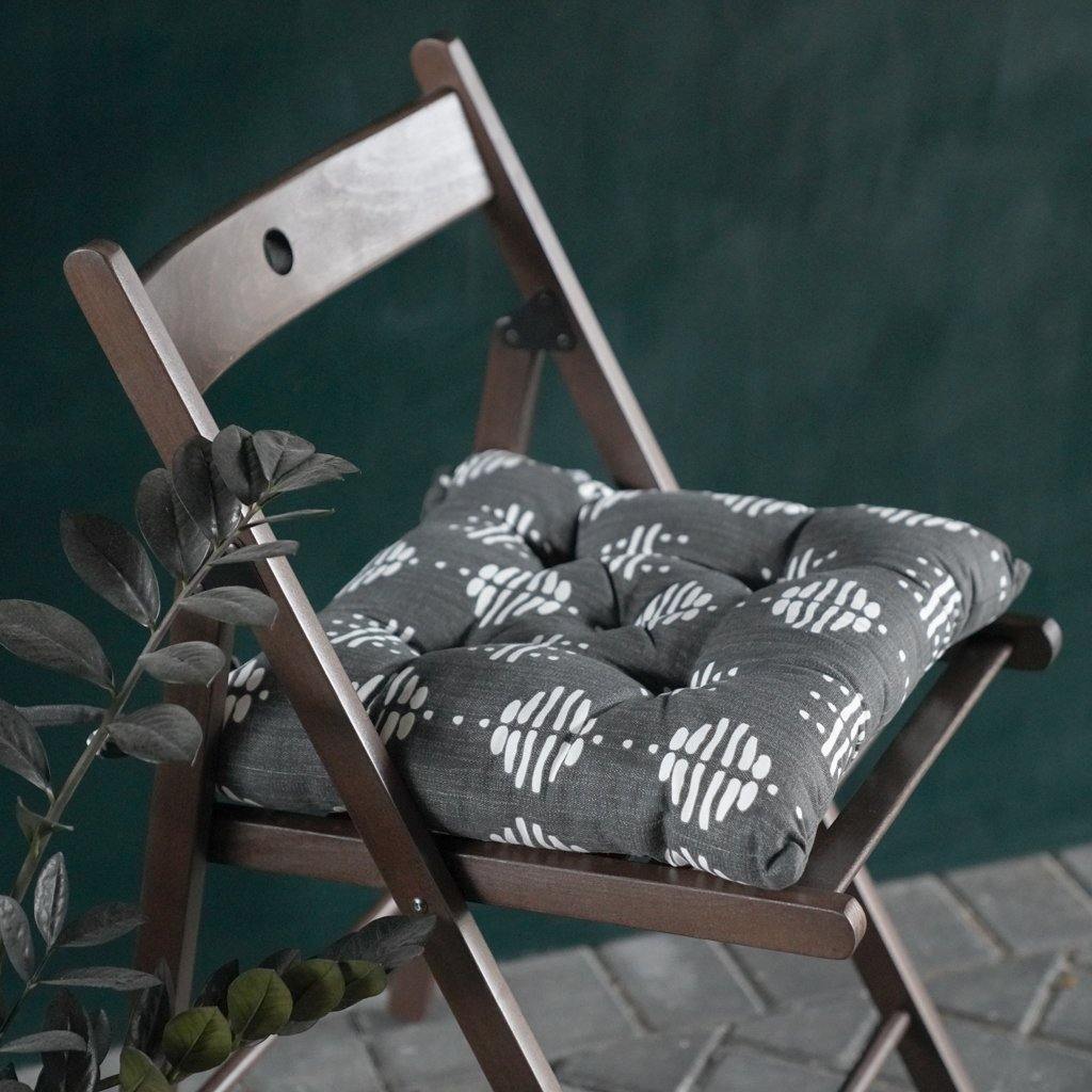 Nala Seat Pad in Charcoal - Tikauo