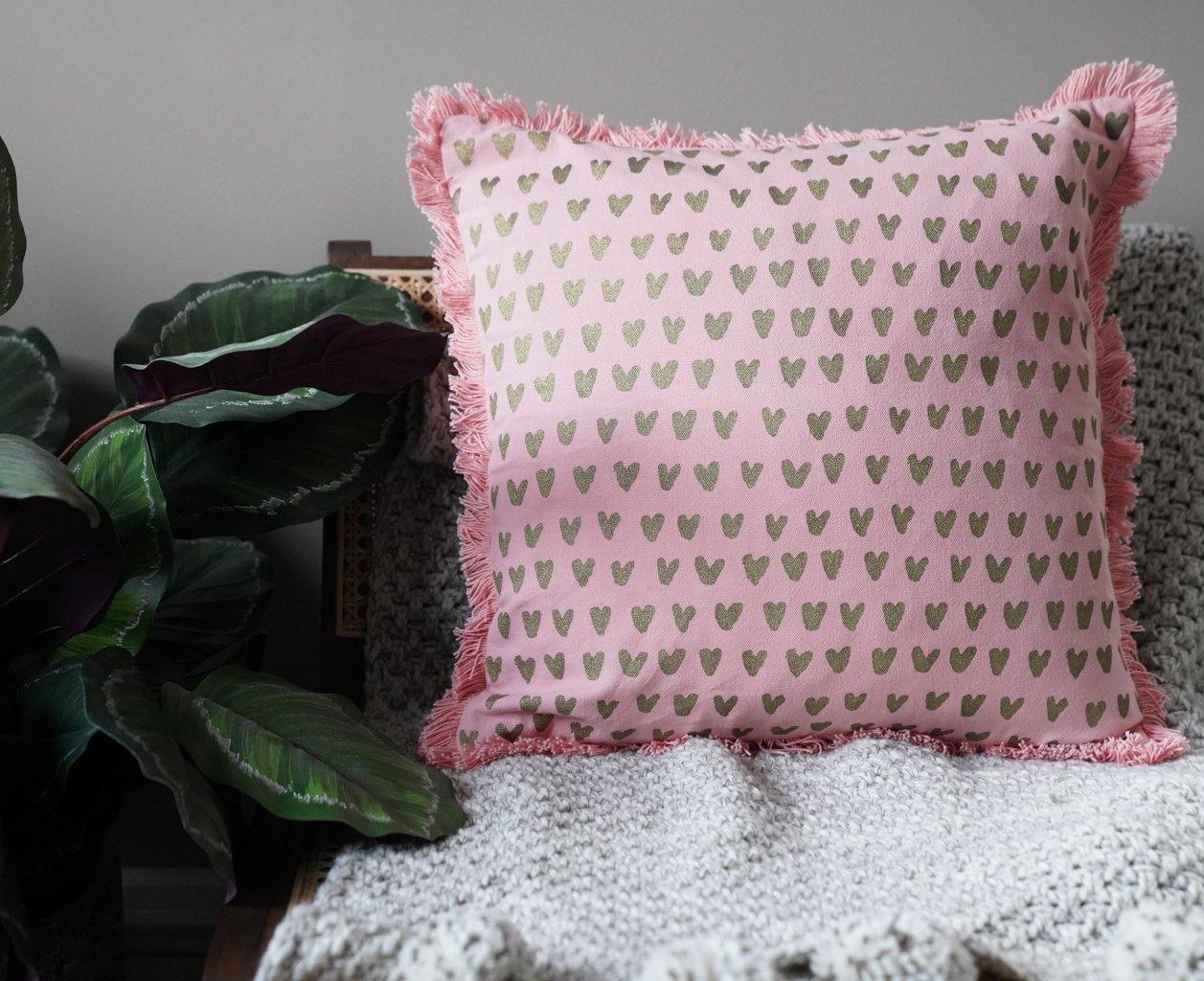 Mirage Heart Cushion Cover - Tikauo