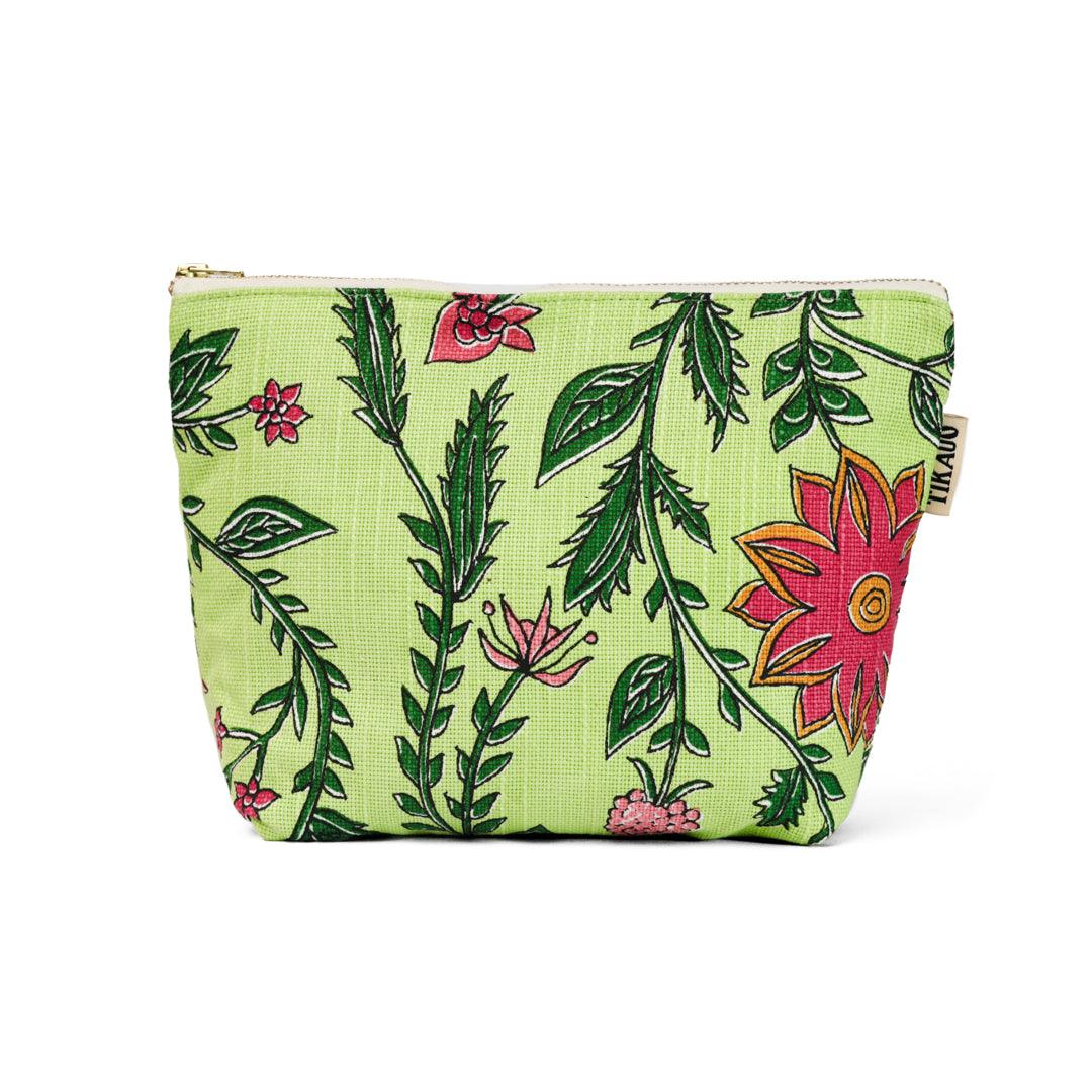 Shalimar Floral Makeup Bag - Tikauo