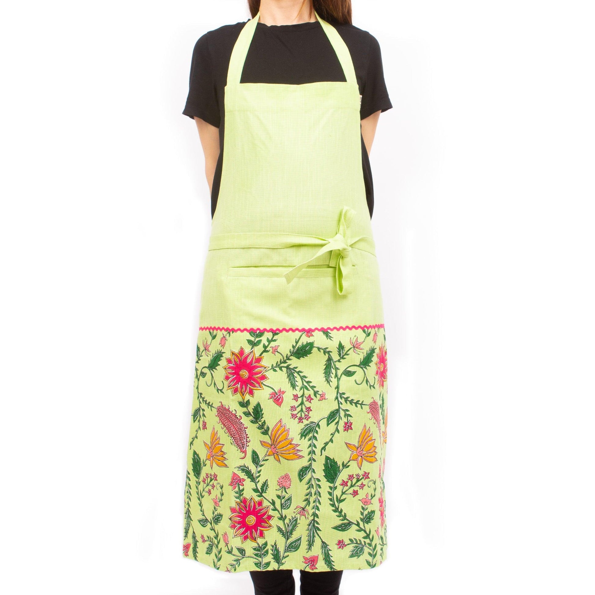 Shalimar Floral Apron - Tikauo