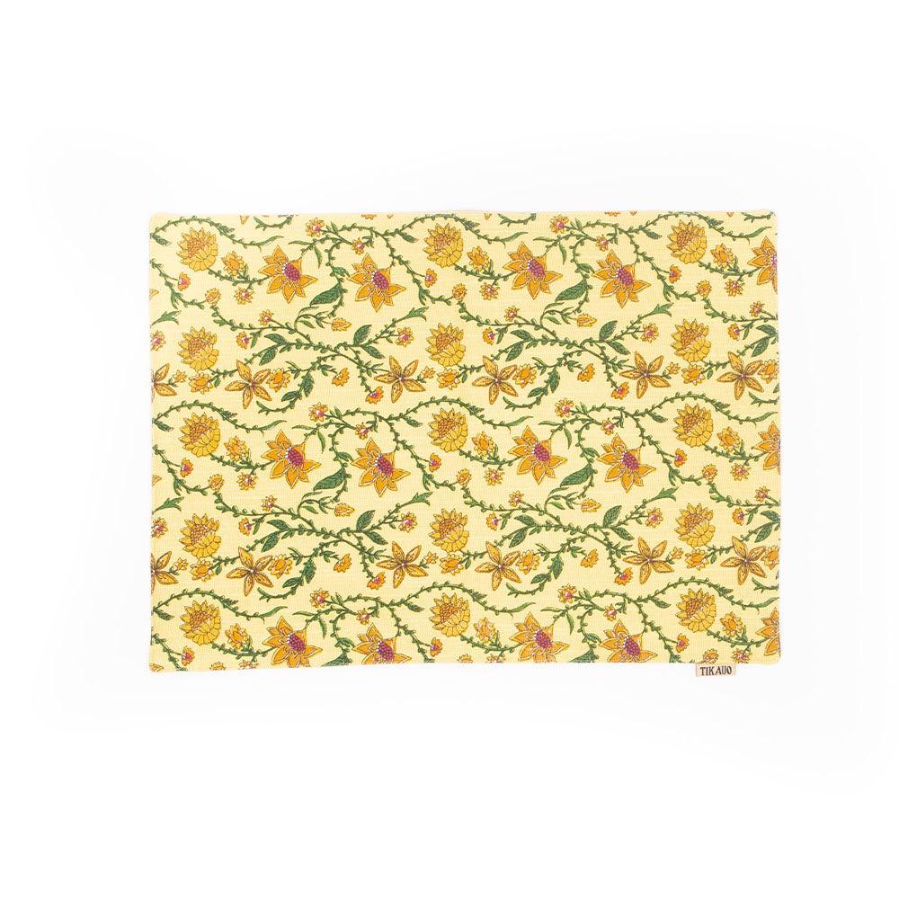 Bahar Floral Placemats - Set of 2 - Tikauo