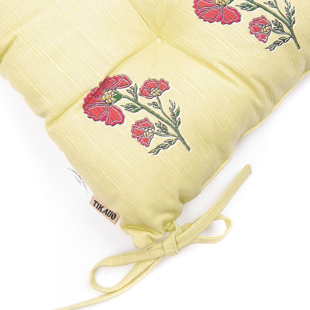 Floral seat pads