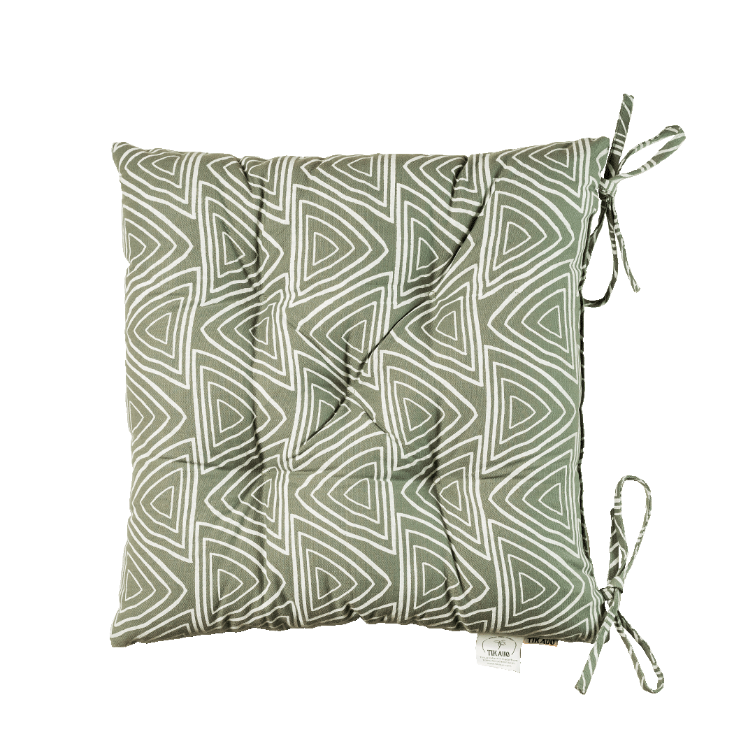 Geometric Print Seat Pads - Tikauo